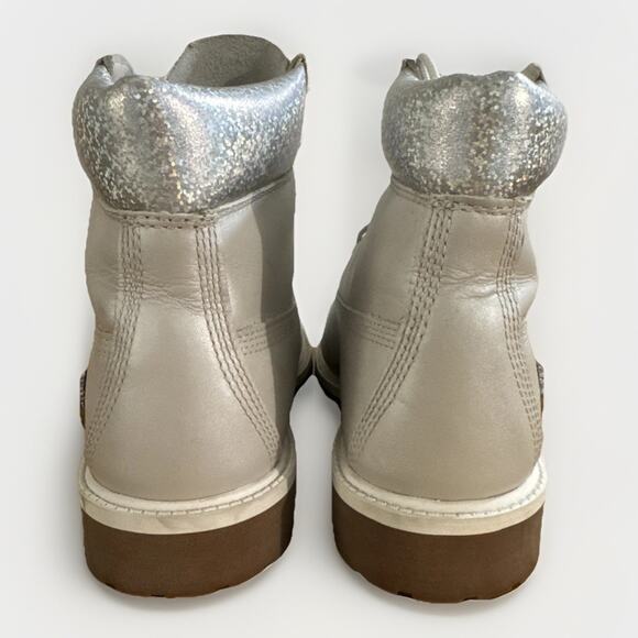 Women’s Timberland Size 7 Metallic Gray 6” Boots 200 Gram Primaloft - Picture 4 of 6